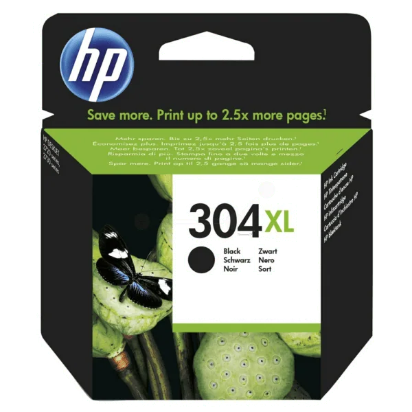 Farba do tlačiarne HP 304XL (N9K08AE) black (čierna) - originálna