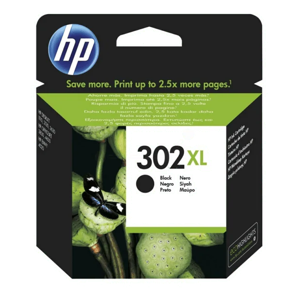 Farba do tlačiarne HP 302XL (F6U68AE) black (čierna) - originálna