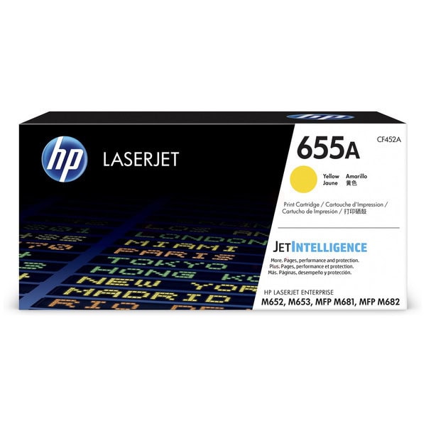 Laserový toner HP 655A (CF452A) yellow (žltá) - originálny