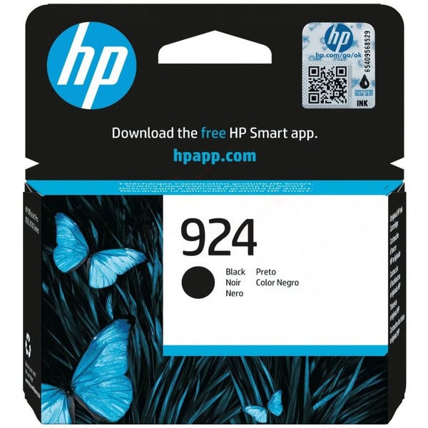 Farba do tlačiarne HP 924 (4K0U6NE) black (čierna) - originálna