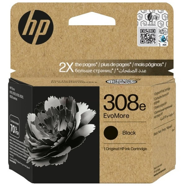 Farba do tlačiarne HP 308E (7FP22UE) black (čierna) - originálna