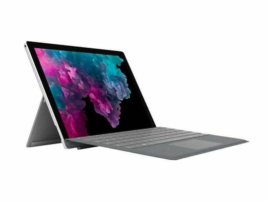 Notebook Microsoft Surface Pro 6 Platinum (8GB) (256GB) (Touchscreen) (Grey Keyboard)