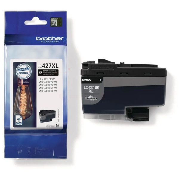 Farba do tlačiarne Brother LC-427XL (LC427XLBK) black (čierna) - originálna