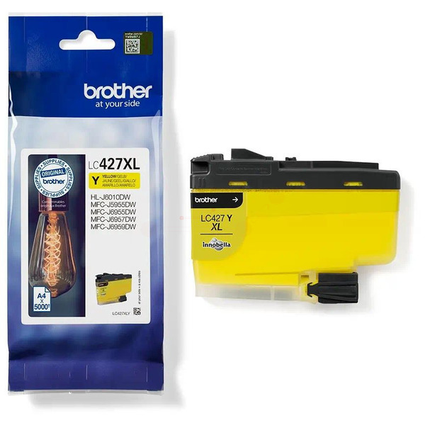 Farba do tlačiarne Brother LC-427XL (LC427XLY) yellow (žltá) - originálna