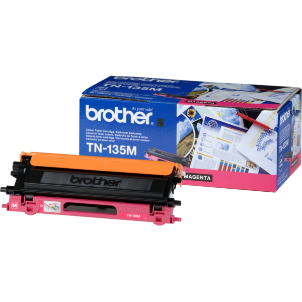 Laserový toner Brother TN-135 (TN135M) magenta (purpurová) - originálny