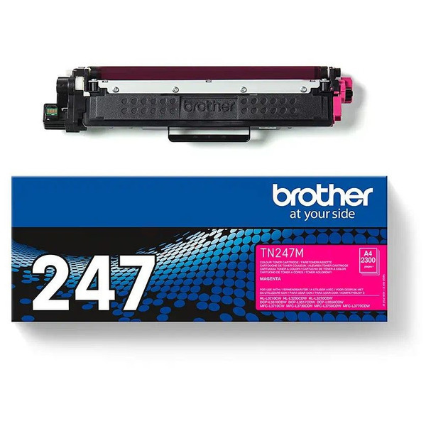Laserový toner Brother TN-247 (TN247M) magenta (purpurová) - originálny