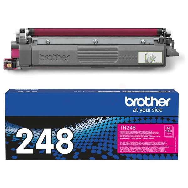 Laserový toner Brother TN-248 (TN248M) magenta (purpurová) - originálny