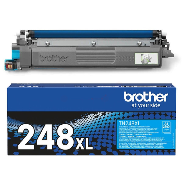 Laserový toner Brother TN-248XL (TN248XLC) cyan (azúrová) - originálny