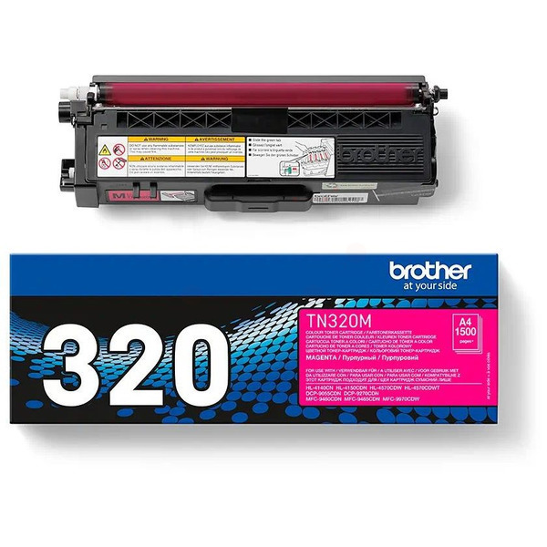 Laserový toner Brother TN-320 (TN320M) magenta (purpurová) - originálny