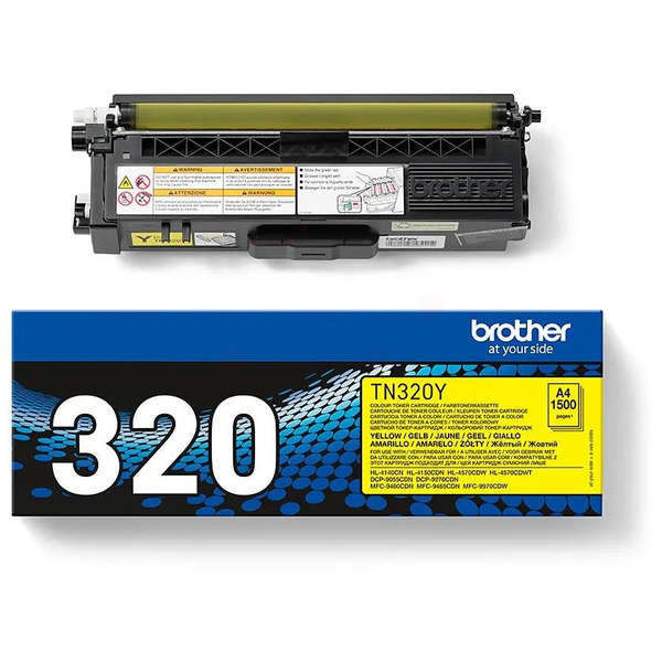 Laserový toner Brother TN-320 (TN320Y) yellow (žltá) - originálny