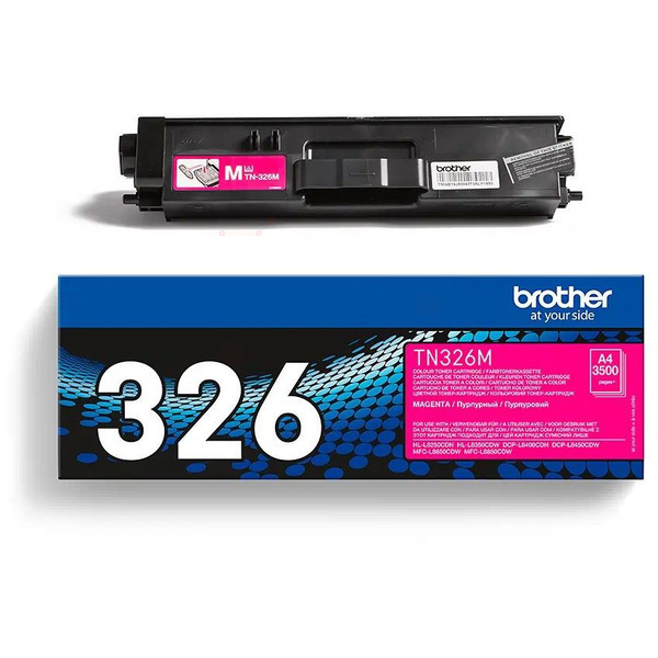 Laserový toner Brother TN-326 (TN326M) magenta (purpurová) - originálny