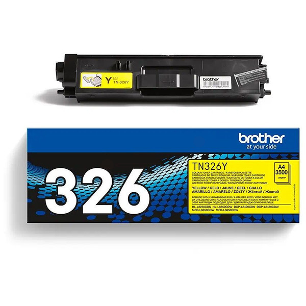 Laserový toner Brother TN-326 (TN326Y) yellow (žltá) - originálny