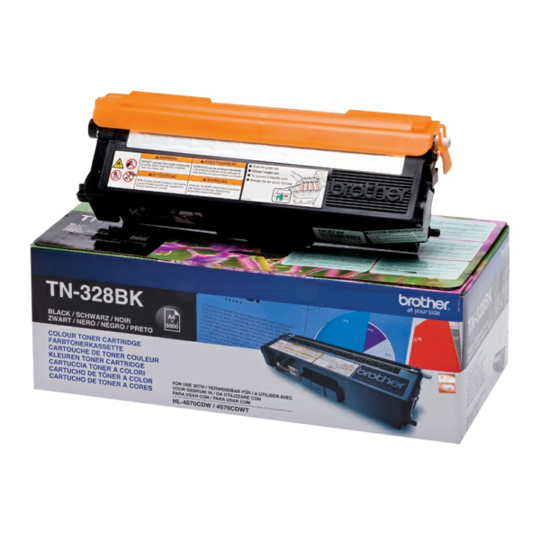Laserový toner Brother TN-328 (TN328BK) black (čierna) - originálny