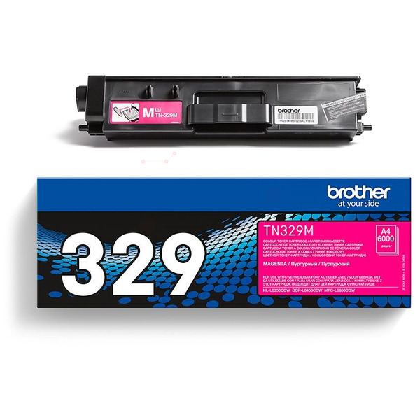 Laserový toner Brother TN-329 (TN329M) magenta (purpurová) - originálny