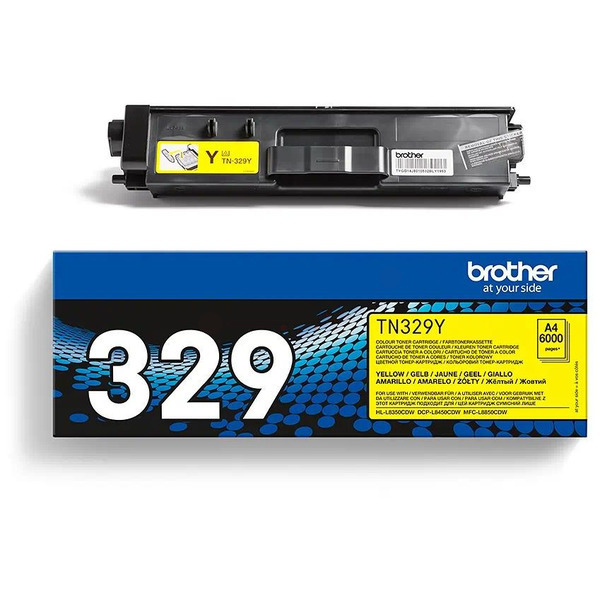 Laserový toner Brother TN-329 (TN329Y) yellow (žltá) - originálny