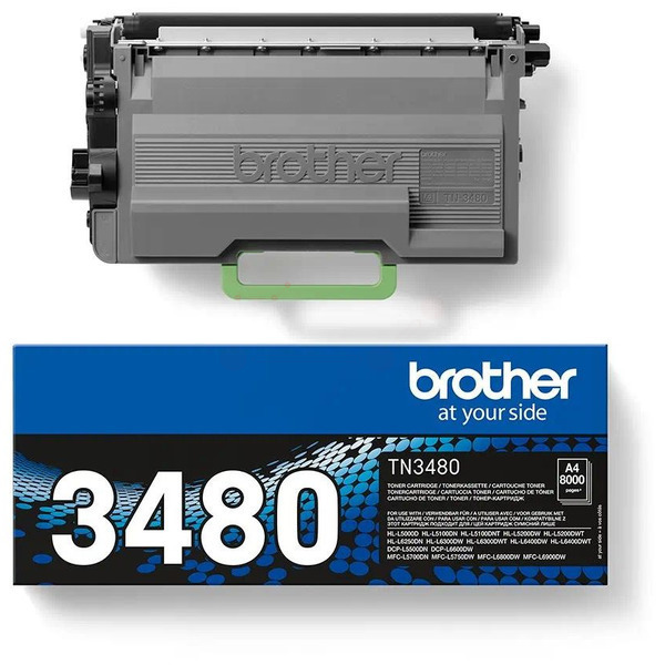 Laserový toner Brother TN-3480 (TN3480) black (čierna) - originálny