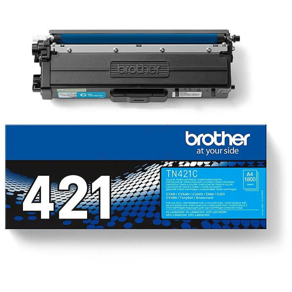 Laserový toner Brother TN-421 (TN421C) cyan (azúrová) - originálny