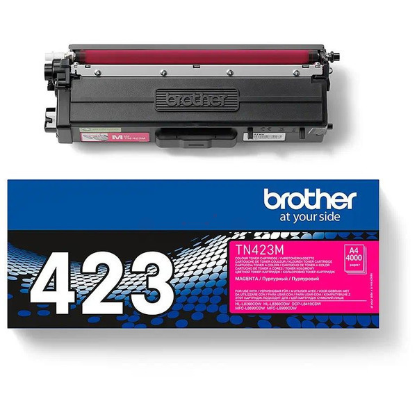 Laserový toner Brother TN-423 (TN423M) magenta (purpurová) - originálny