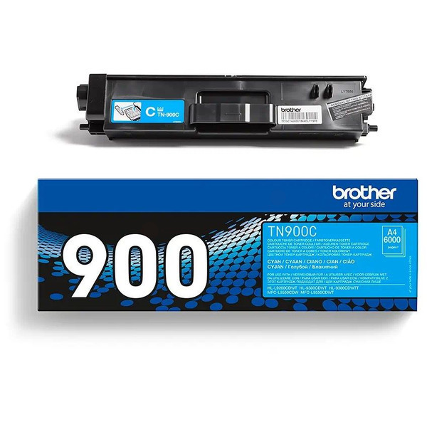 Laserový toner Brother TN-900 (TN900C) cyan (azúrová) - originálny