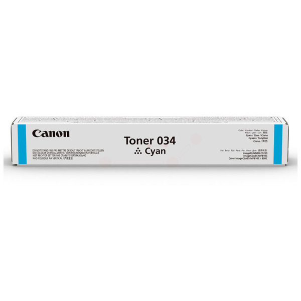Laserový toner Canon 34 (9453B001) cyan (azúrová) - originálny