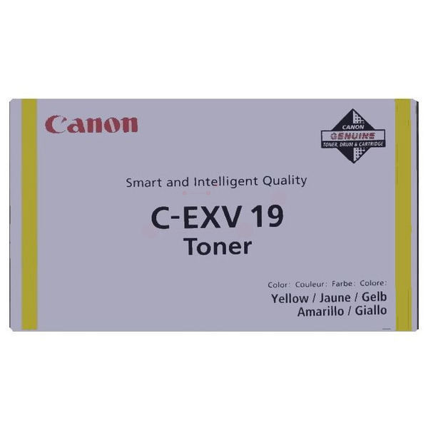 Laserový toner Canon C-EXV19 (0400B002) yellow (žltá) - originálny