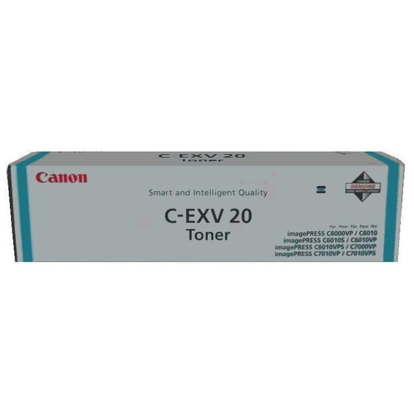 Laserový toner Canon C-EXV20 (0437B002) cyan (azúrová) - originálny