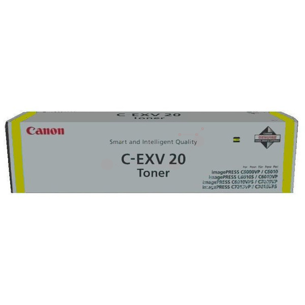 Laserový toner Canon C-EXV20 (0439B002) yellow (žltá) - originálny