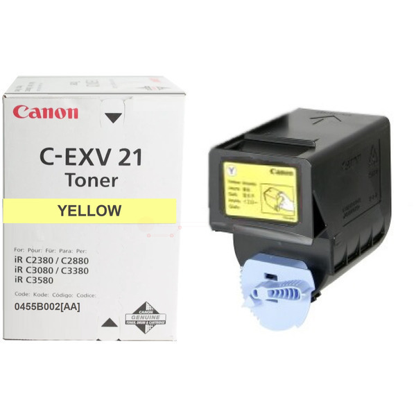 Laserový toner Canon C-EXV21 (0455B002) yellow (žltá) - originálny