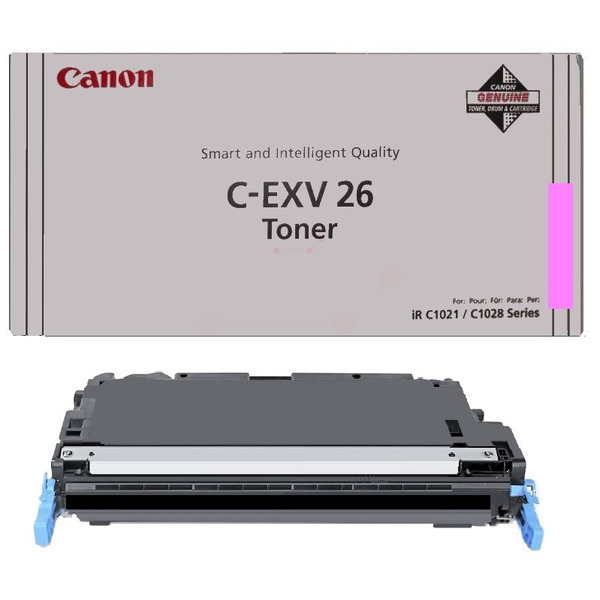Laserový toner Canon C-EXV26 (1658B006) magenta (purpurová) - originálny