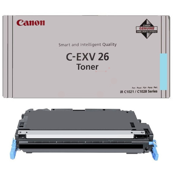 Laserový toner Canon C-EXV26 (1659B006) cyan (azúrová) - originálny