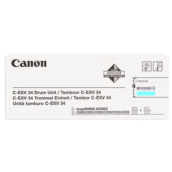 Optická jednotka Canon C-EXV34 (3787B003) cyan (azúrová) - originálna