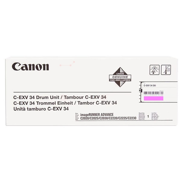 Optická jednotka Canon C-EXV34 (3788B003) magenta (purpurová) - originálna