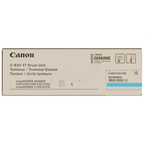Optická jednotka Canon C-EXV47 (8521B002) cyan (azúrová) - originálna
