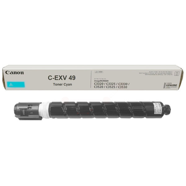 Laserový toner Canon C-EXV49 (8525B002) cyan (azúrová) - originálny