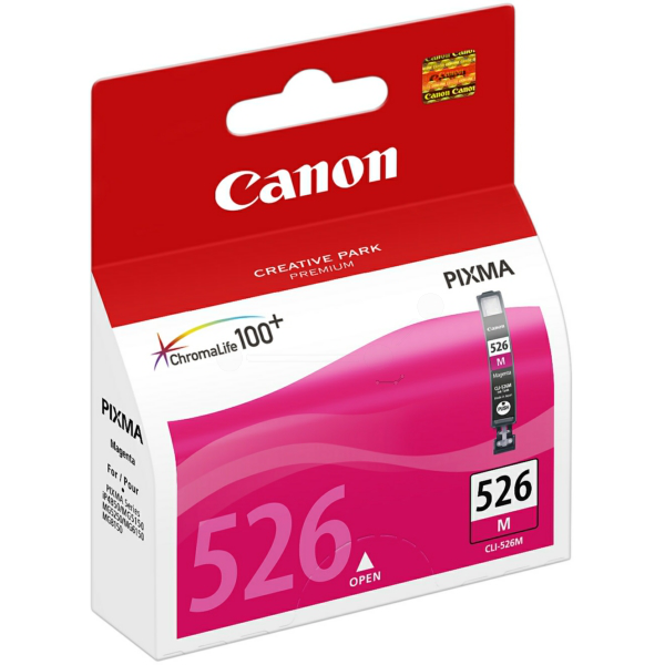 Farba do tlačiarne Canon CLI-526M (4542B001) magenta (purpurová) - originálna