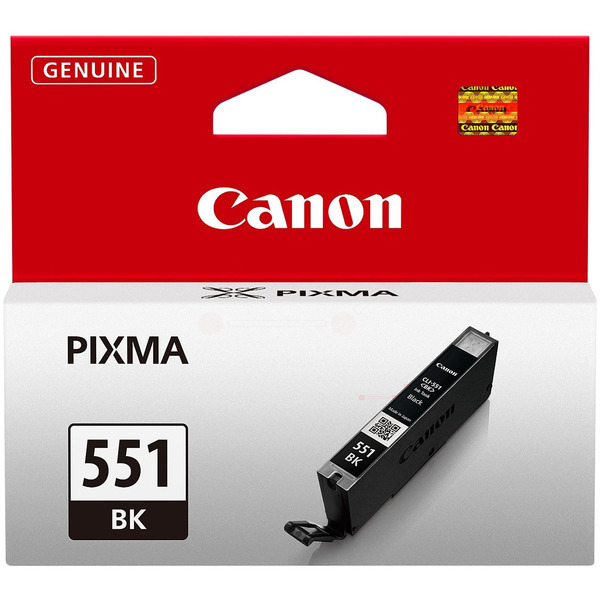 Farba do tlačiarne Canon CLI-551BK (6508B001) black (čierna) - originálna