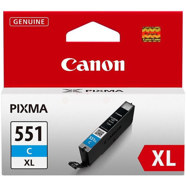 Farba do tlačiarne Canon CLI-551C XL (6444B001) cyan (azúrová) - originálna