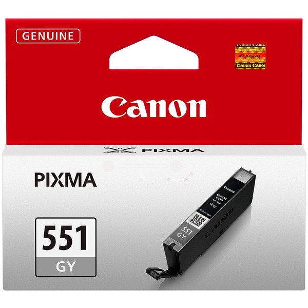 Farba do tlačiarne Canon CLI-551GY (6512B001) gray (sivá) - originálna