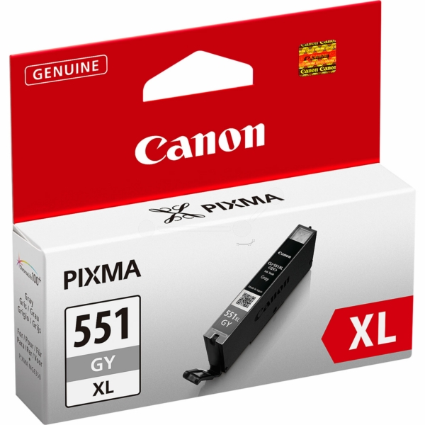 Farba do tlačiarne Canon CLI-551GY XL (6447B001) gray (sivá) - originálna