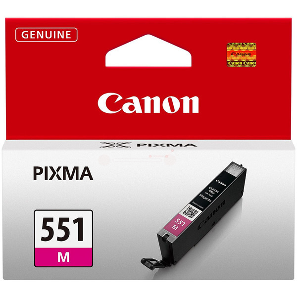 Farba do tlačiarne Canon CLI-551M (6510B001) magenta (purpurová) - originálna