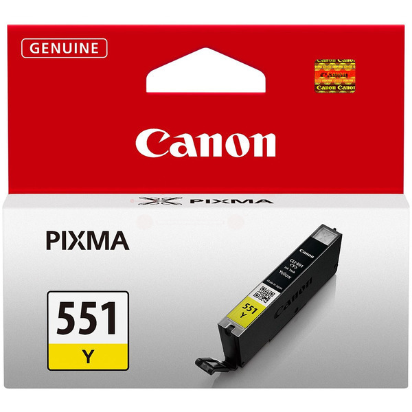 Farba do tlačiarne Canon CLI-551Y (6511B001) yellow (žltá) - originálna