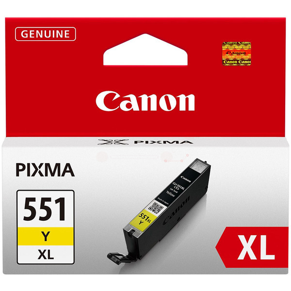 Farba do tlačiarne Canon CLI-551Y XL (6446B001) yellow (žltá) - originálna