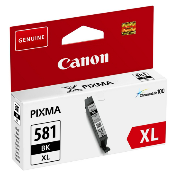 Farba do tlačiarne Canon CLI-581BK XL (2052C001) black (čierna) - originálna