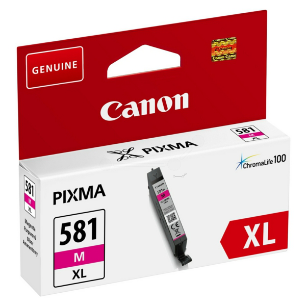 Farba do tlačiarne Canon CLI-581M XL (2050C001) magenta (purpurová) - originálna