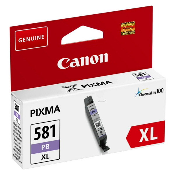 Farba do tlačiarne Canon CLI-581PB XL (2053C001) blue (modrá) - originálna