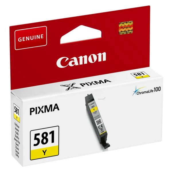 Farba do tlačiarne Canon CLI-581Y (2105C001) yellow (žltá) - originálna