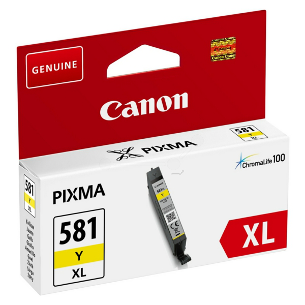 Farba do tlačiarne Canon CLI-581Y XL (2051C001) yellow (žltá) - originálna