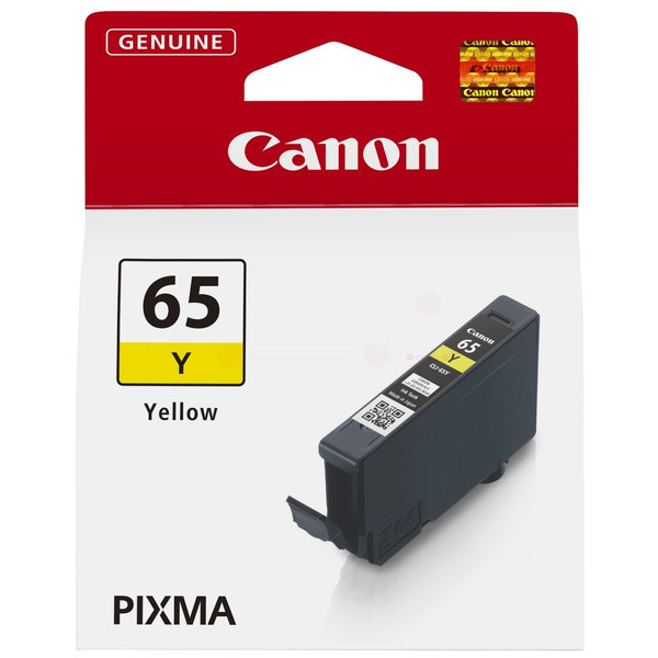 Farba do tlačiarne Canon CLI-65Y (4218C001) yellow (žltá) - originálna