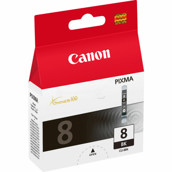 Farba do tlačiarne Canon CLI-8BK (0620B001) black (čierna) - originálna