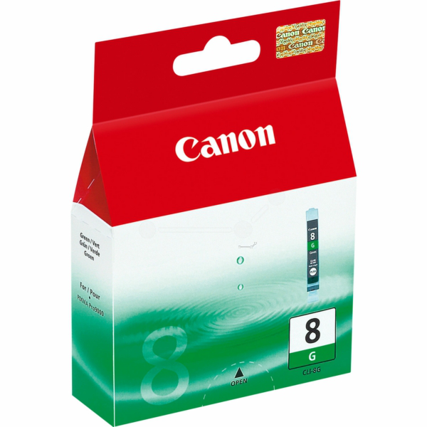 Farba do tlačiarne Canon CLI-8G (0627B001) green (zelená) - originálna